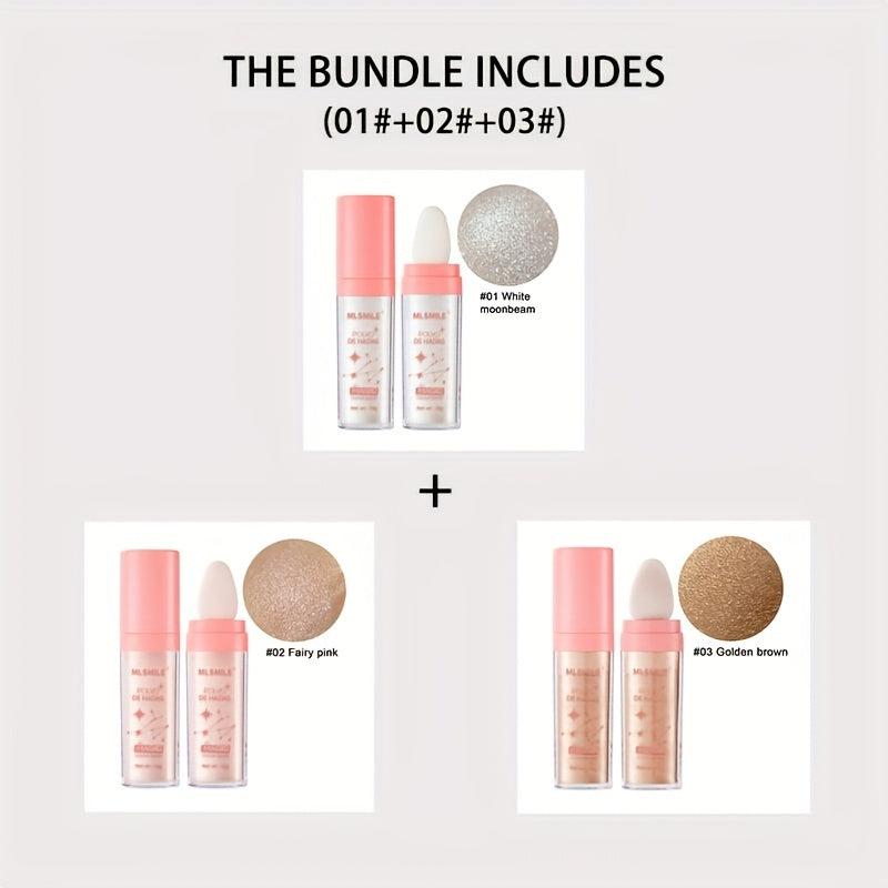 Fairy Highlighter Powder Body Brightening 3D Face Blusher Makeup