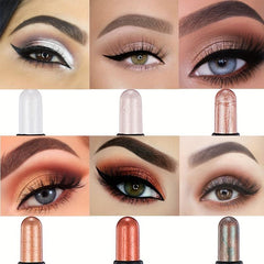 Long Lasting Pearly Matte Eyeshadow Pencil with Brush