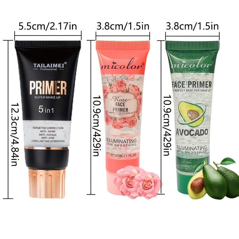 Waterproof Base Gel Makeup Primer Full Coverage Matte Foundation