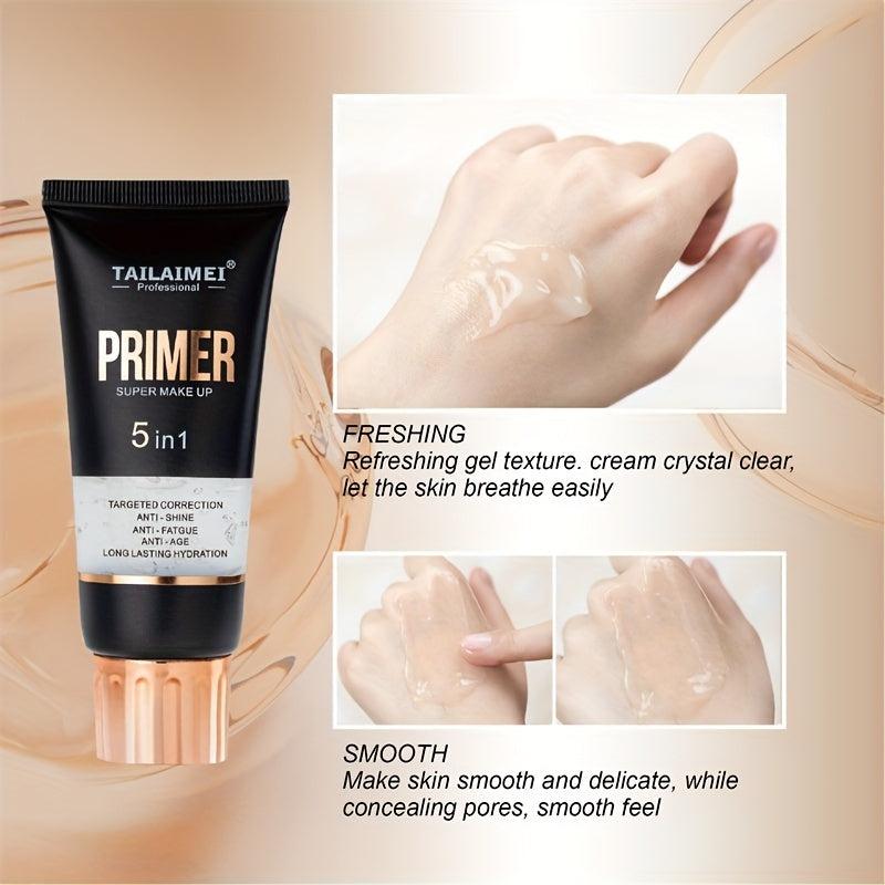 Waterproof Base Gel Makeup Primer Full Coverage Matte Foundation