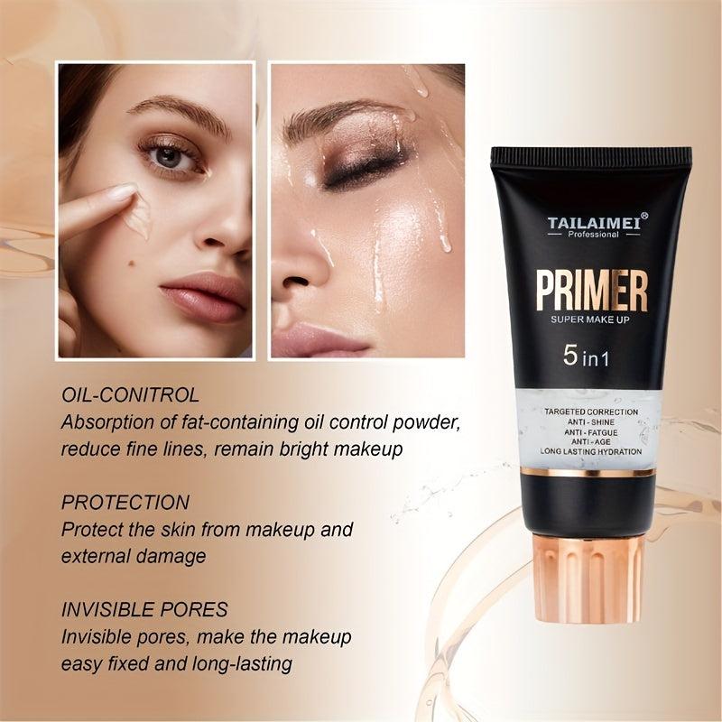 Waterproof Base Gel Makeup Primer Full Coverage Matte Foundation