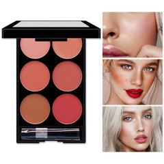 6 Blush Palette for Natural Makeup