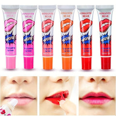 Long Lasting Tear Off Liquid Lipstick Waterproof Lip Gloss - 6 Colors
