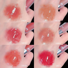 Nude Lip Care Set: Tinted Lipstick, Lip Glaze, Plumping Gloss & Honey Lip Mirror