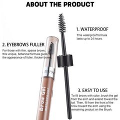 Waterproof Eyebrow Gel Matte Finish