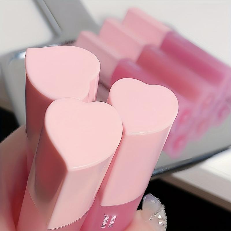 6 Colors Lipstick and Lip Gloss Set Pink Love Lip Glaze