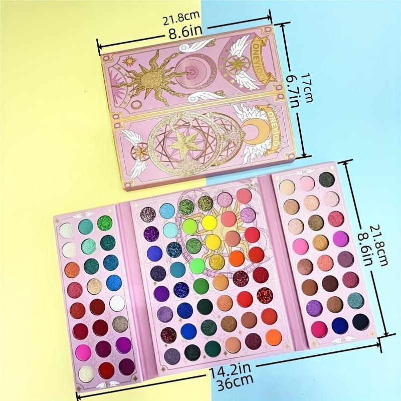 96 Colors Eyeshadow Palette Pearly Matte Glitter Finish