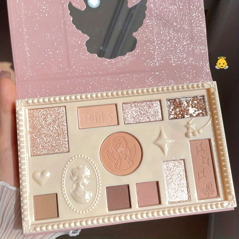 Glazed Eyeshadow Palette Earth Tone Pearly Matte Series
