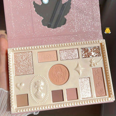 Glazed Eyeshadow Palette Earth Tone Pearly Matte Series