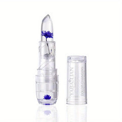 Crystal Flower Jelly Changing Lipstick Long Lasting Lip Care Moisturizer