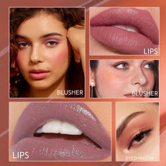 Matte Liquid Blush Lipstick Lip Glaze Dual Purpose