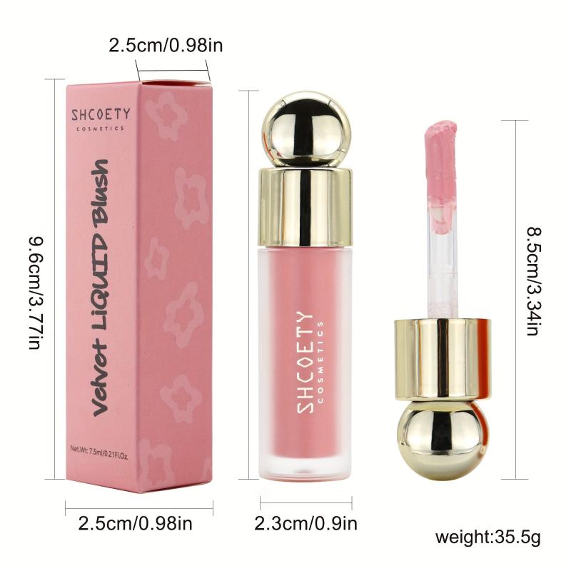 Matte Liquid Blush Lipstick Lip Glaze Dual Purpose