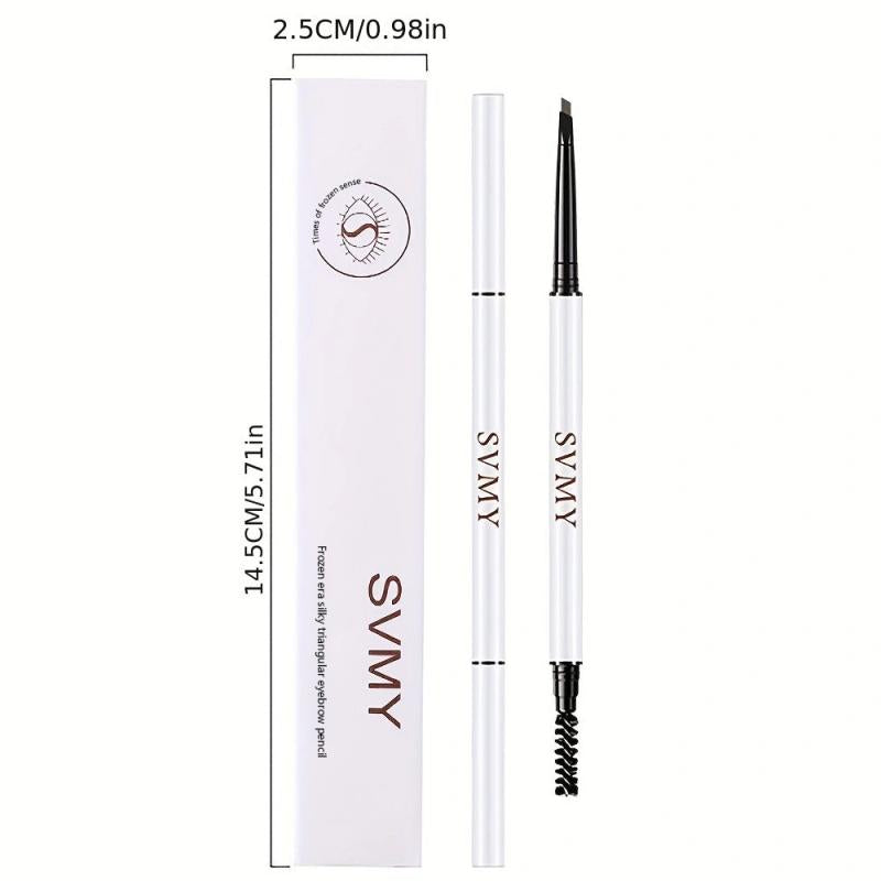2 IN 1 Waterproof Eyebrow Pencil Long-Lasting Micro with Brush