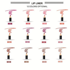 Matte Lip Liner Rich Rendering Waterproof Lip Gloss Pen