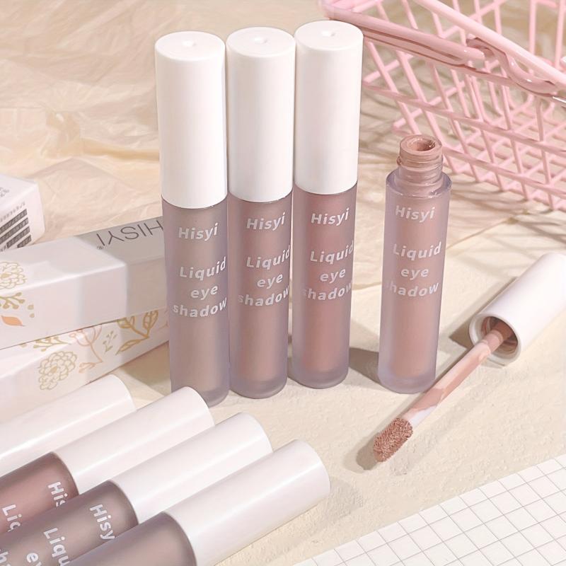 Long-Lasting Matte Liquid Eyeshadow in 4 Earth Tones