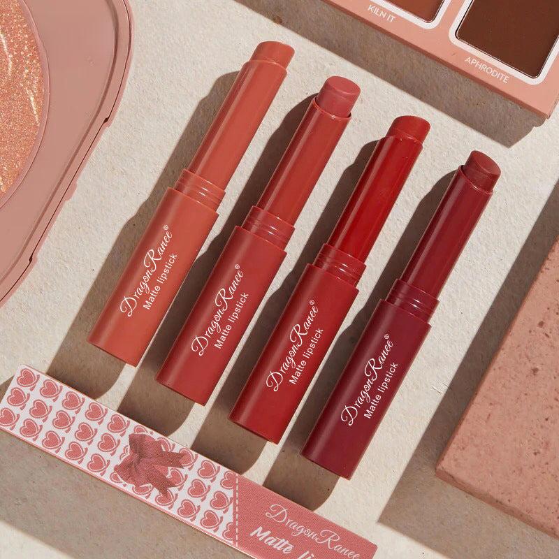 12-Color Matte Lipstick Set Moisture Smooth Stick Lip Crayon Makeup Collection