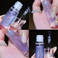 Crystal Jelly Lip Gloss Clear Mirror Lipgloss Glitter Liquid Lipstick