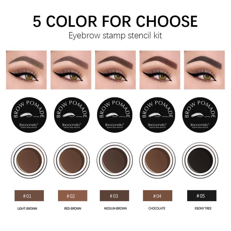 Brow Pomade Eyebrow Stamp Stencils Kit Universal Stencil Kit