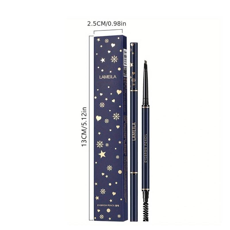 4 Colors Retractable Eyebrow Pencil Ultra Fine Tip for Natural Eyebrow