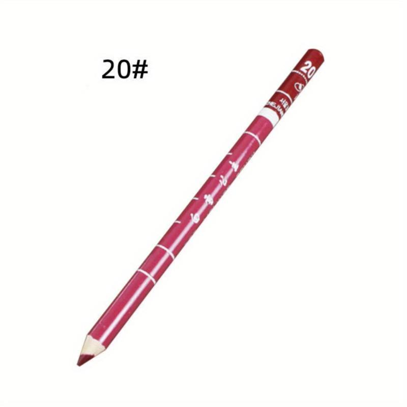 4-in-1 Lip Liner Rose Nude Brown Red Eyebrow Eyeliner Pencil