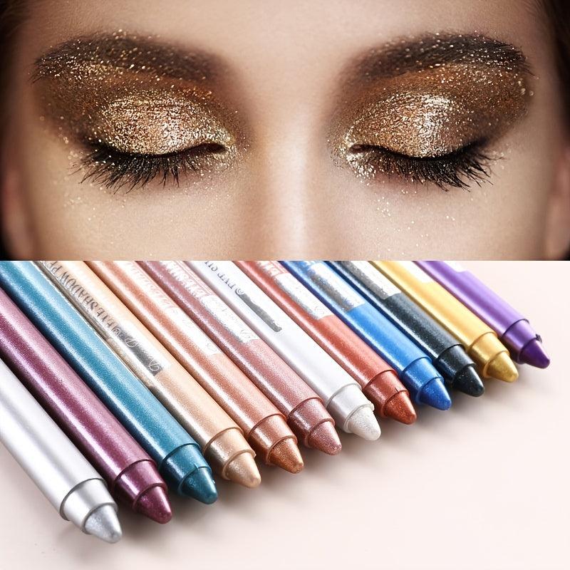 Glitter Eyeshadow Stick Pearly Shimmer Metallic Texture