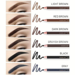 Waterproof Eyebrow Pencil Long Lasting Colorfast Pen