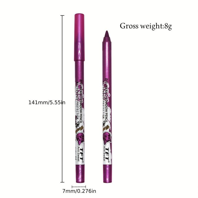 Pearly Eyeshadow Pen Gel Waterproof Coral Brown