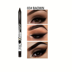 Pearly Eyeshadow Pen Gel Waterproof Coral Brown