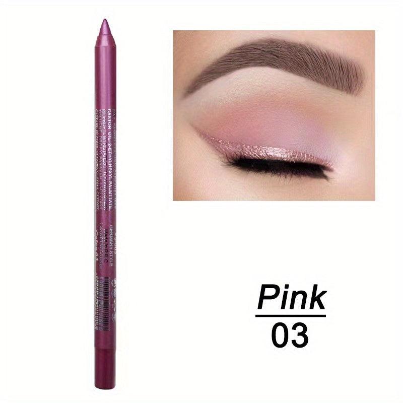Colorful Eyeliner Pen Waterproof Smudge Proof Pearly Eyeliner Glue Pen