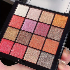 16 Shade Shimmer Eyeshadow Palette Waterproof Makeup Gift Set