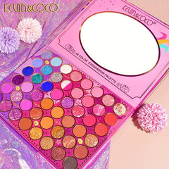 48 Eyeshadow Palette with Pearly Matte High Pigment Colors for Girls
