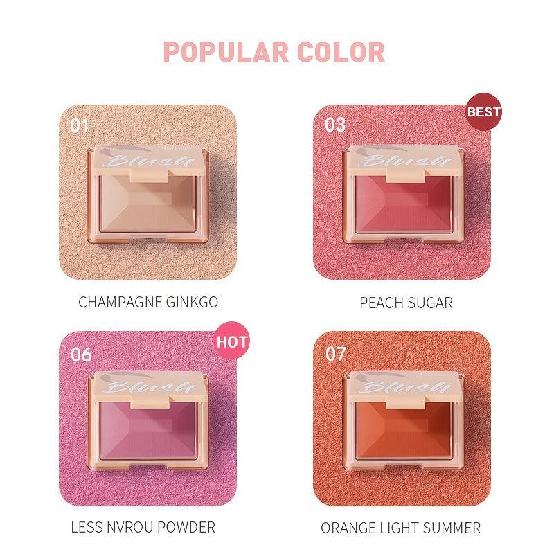 Pudaier Soft Matte Monochrome Blusher for Natural Look