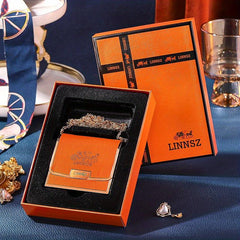 Moisturizing Lip Balm & Matte Lipstick Set in Leather Bag - Festive Gift