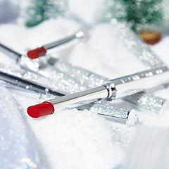 HEYXI Silvery Tube Lipstick Long Lasting Non Stick Cup Non Smudge Waterproof