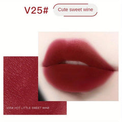HEYXI Silvery Tube Lipstick Long Lasting Non Stick Cup Non Smudge Waterproof