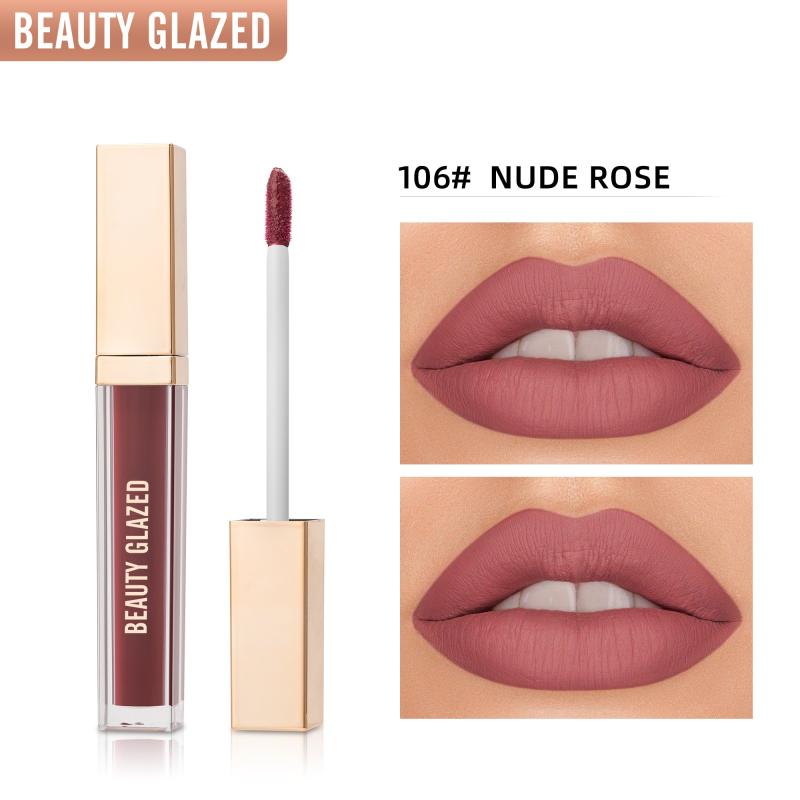 Velvet Matte Golden Tube Lip Gloss