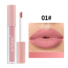 Matte Lip Glaze Primer Nude Makeup Liquid Lipstick Smudge Proof