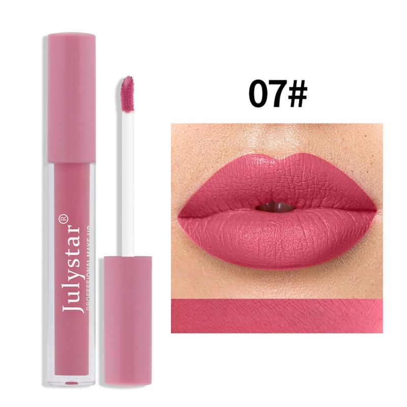 Matte Lip Glaze Primer Nude Makeup Liquid Lipstick Smudge Proof