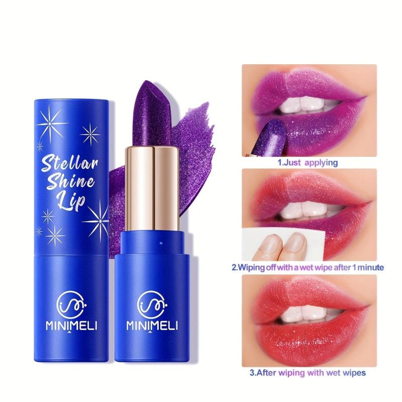 Color Changing Lipstick Shimmer Magic PH Lip Balm Hydrating Cruelty Free Vegan
