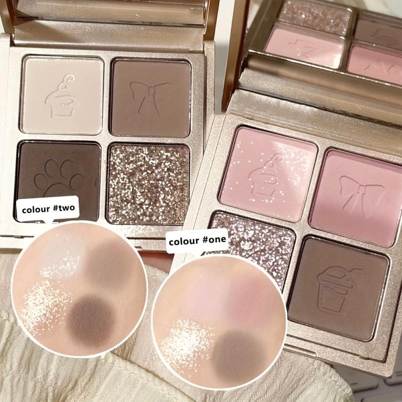 Matte Natural Finish 4-Color Eyeshadow Palette