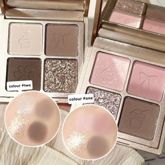 Matte Natural Finish 4-Color Eyeshadow Palette