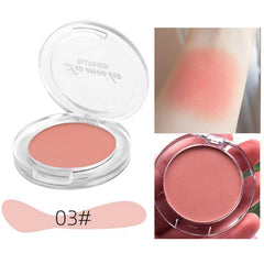 Monochromatic Blush Compact for Contouring Waterproof Cosmetics