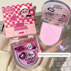 Monochrome Rocker Girl Blush Peachy Lightweight Natural Glow