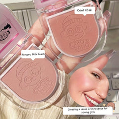 Monochrome Rocker Girl Blush Peachy Lightweight Natural Glow
