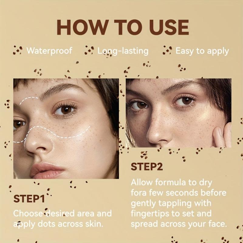 Freckle Stamp Pen Natural Faux Freckles Makeup Waterproof Pen