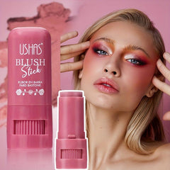 3 in 1 Rotary Cream Blush Natural Pink Rose Gloss