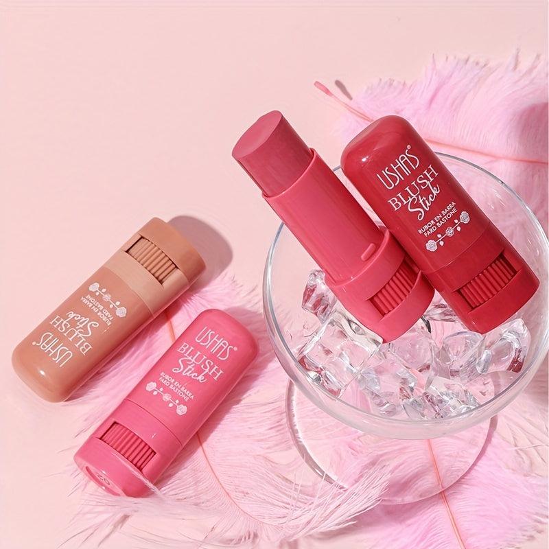 3 in 1 Rotary Cream Blush Natural Pink Rose Gloss