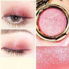Monochrome Pearly Sparkle Pink Brown Pumpkin Eyeshadow Powder