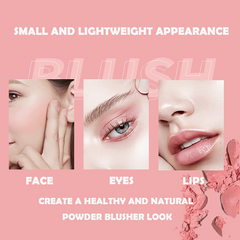 Monochrome Blush Powder Mineral Pigment Cheek Blusher Contouring
