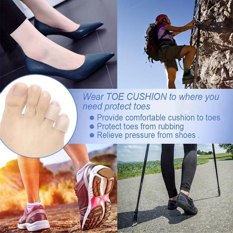 10pcs Pack Toe Sleeves Protectors Toe Covers - Toe Pain Relief